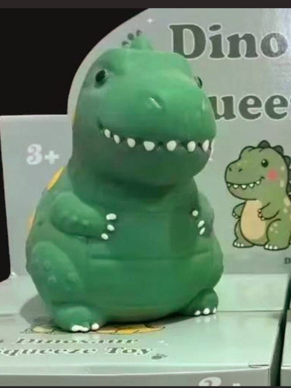 Green Dino Squeeze Toy by